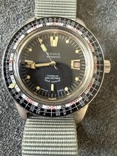 Samis Automatic Incabloc sous Marine taucheruhr In Stahl