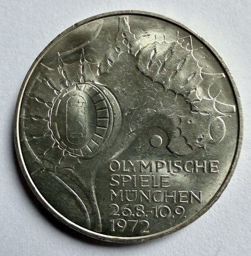 Brd 1972 gedenkmünze - 10, dm