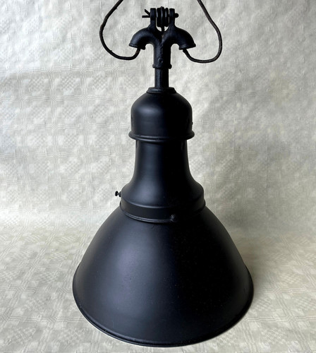 Alte original emaille lampe - alte,