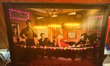 Billardtisch LED - Bild mit Beleuchtung  Leuchtbild mit Blinkeffekt