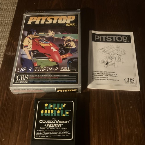 Pitstop coleco vision game - vision,