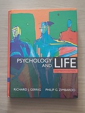 Psychology and Life Eighteenth