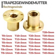 Trapezgewindemutter T8 T10 T12