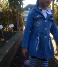 Jeans Jack für Mädchen Gr.S, Länge:ca.47cm, wie Neu