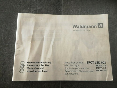 Waldmann maschinenleuchte spot - waldmann,