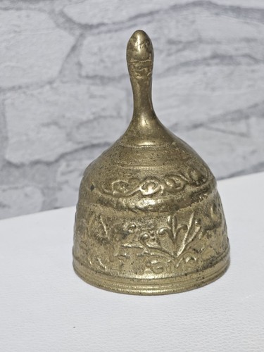 Antike messingglocke mit - antike,
