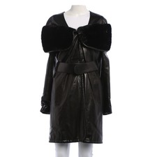 Ledermantel Jitrois Schwarz 40