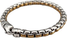 Armband Erbskette massiv Gold