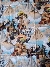 Patchworkstoff von Alexander Henry, aztec legend 