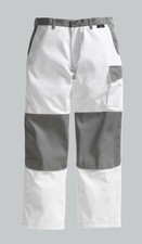 Pionier Color Wave Bundhose W0 30012 Arbeitshose Berufshose weiß / grau  Maler