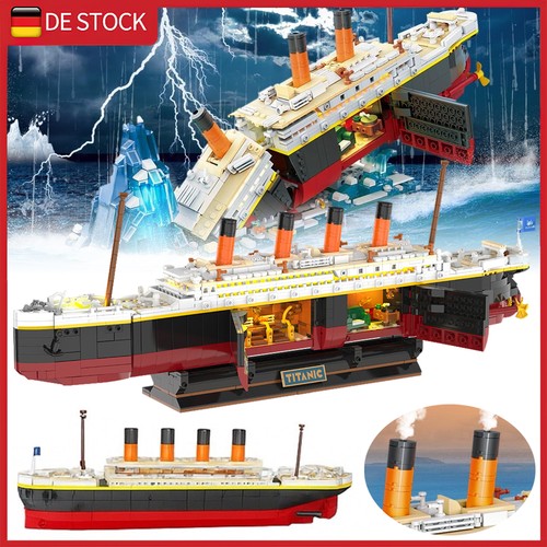 Titanic mit eisbergen - titanic,