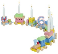 Geburtstagszug aus Holz mit