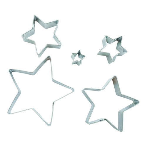 5er set sterne fünfzackig - 5er,