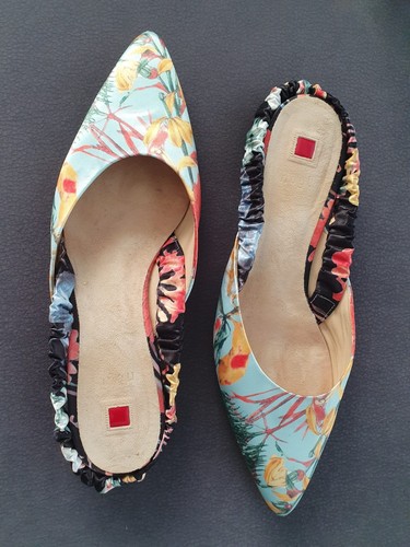 Extravagante högl slingback - högl,