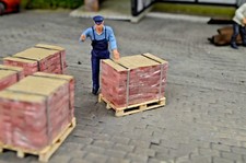 Ziegelsteine rot mix auf