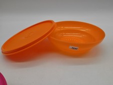 Tupperware Tupperdose Müslischüssel Behälter orange 155 - 400 ml