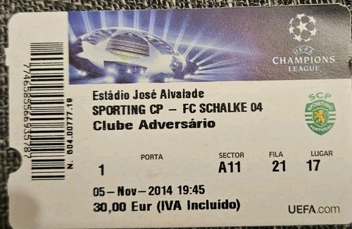 Fussball eintrittskarte nov - fussball,