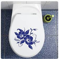 Hibiskus Blume Aufkleber für WC Deckel Wandtattoo Toilettendeckel Sticker TDA035