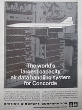 1969 PUB BRITISH AIRCRAFT CORPORATION CONCORDE AIR DATA HANDLING SYSTEM AD