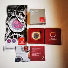 Österreich 2016 - 25 Euro Die Zeit Niob/ Silber, PP* Hgh Mit Flyer Nur 60000