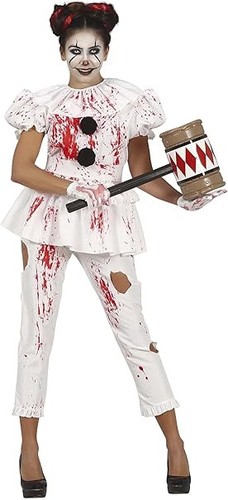 Horror clown blutiges kostüm - horror,