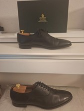 LUXUS BUSINNESS CROCKETT & JONES WEMBLEY SCHWARZ GR. 46 12E MARKENSCHUHE