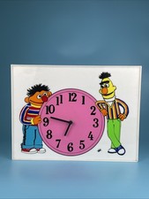 Ernie und Bert Uhr, Sesamstraße , Wanduhr, Kienzle Germany, vintage selten