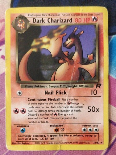 Dark charizard team - charizard, 21/82