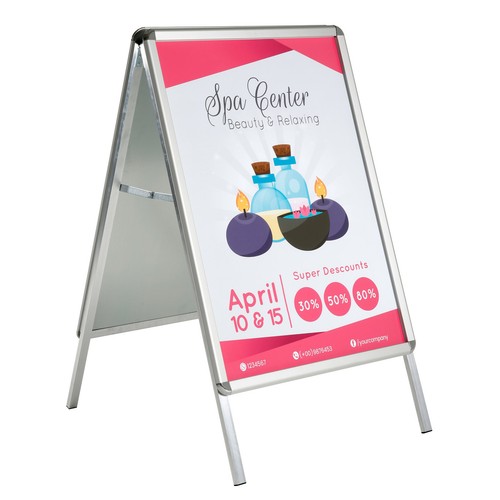 Kundenstopper indoor mit - indoor,