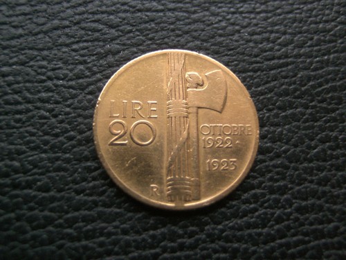 Italien lire 1923 rom gold - rom,