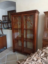 Original Biedermeier Vitrine, Nussbaum, Wohnfertig restauriert