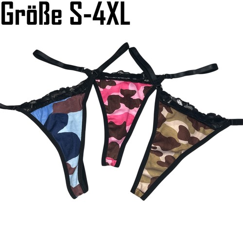 Sexy camo string tanga - damen, s