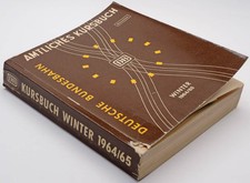 Amtliches Kursbuch der Deutschen Bundesbahn Winter 1964/65 mit Beilagen |A-7