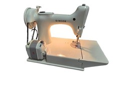 Singer 221K White