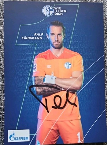 Autogrammkarte ralf fährmann - autogrammkarte,