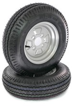 2 Stück 4.50-10 76 M Anhängerrad Komplettrad Rad LK 4x100 DOT 2025 Heinemann usw