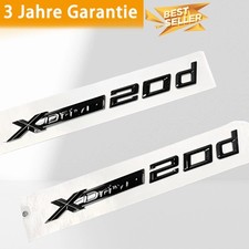 Schwarz Aufkleber 2x Xdrive 20d Emblem Schriftzug X Drive Badge Seite Kofferraum