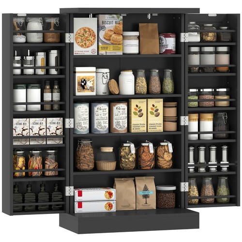 Homcom küchenschrank mit - küchenschrank, 5