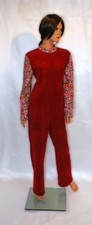 Schlafoverall Damen, Onesie Jumpsuit Overall Strampler Skiurlaub Gr. 40/42