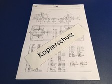 Maßplan Bodengruppe Fiat 130