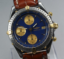 [Exc+5] BREITLING Chronomat Bicolore B13047 Blue Dial 40mm Automatik Herrenuhr