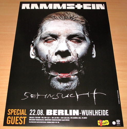 Rammstein konzert berlin 1997 - rammstein,