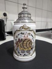 Bierkrug Zinndeckel