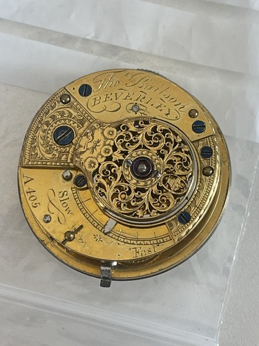 Verge fusee pocket watch with - ,