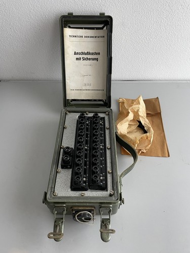 Militaria anschlußkasten mit - militaria,