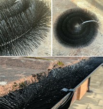 Dachrinnenbürste Laubschutz höchste Qualität Abflussfilter Schild Schutz schwarz