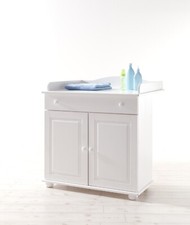 ANGEBOT Wickelkommode "Adam" B-WARE Kiefer massiv Weiß