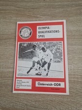 Programmheft Österreich gegen DDR 29.10.1975
