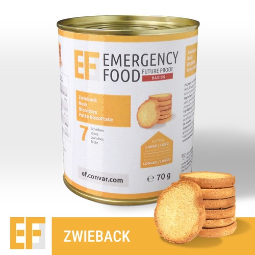 Basics zwieback 70g - ef, convar