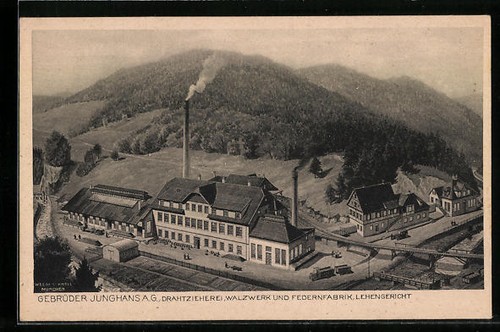 Lehengericht blick auf - ak, lehengericht,